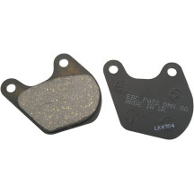 Organic Harley/Buell Brake Pads — 89 mm, 6.5 mm, Aramid fiber