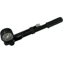Gauge-Mounted Pump — 0–60 psi, Black, for forks and air shocks