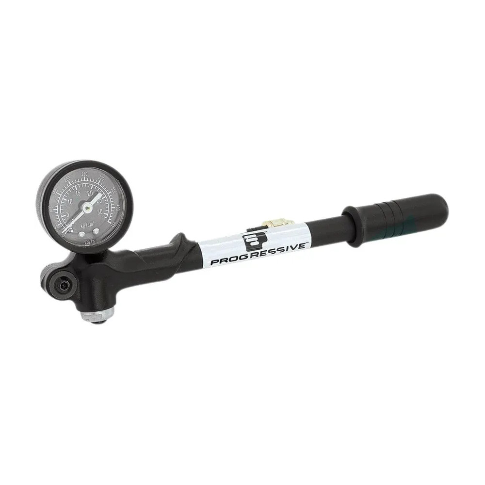 Gauge-Mounted Pump — 0–300 psi, for forks and air shocks