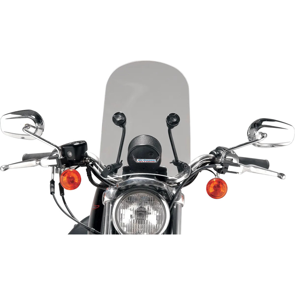 Tombstone Windshield — 14" (35.5 cm) height, 10" (25.5 cm) width, fits 1" and 7/8" handlebars