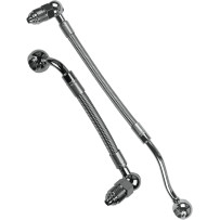 Fuel-Injection Line — 159 mm (6-1/4"), Chrome