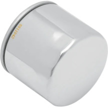 Premium Oil Filter — 68 mm length, 76 mm width, Chrome