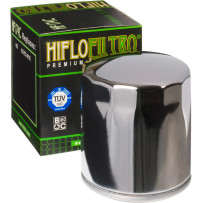 Premium Oil Filter — 86 mm length, 76 mm width, Chrome