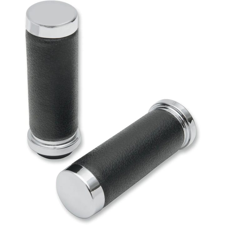 Puños de goma negra texturizados — 25,4 mm (1")