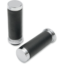 Textured Black Rubber Grips — for 25.4 mm (1") handlebars
