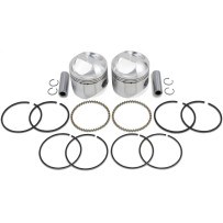 High-Performance Piston Kit — Bore 3.447", Compression Ratio 9.0:1, 1213 cc