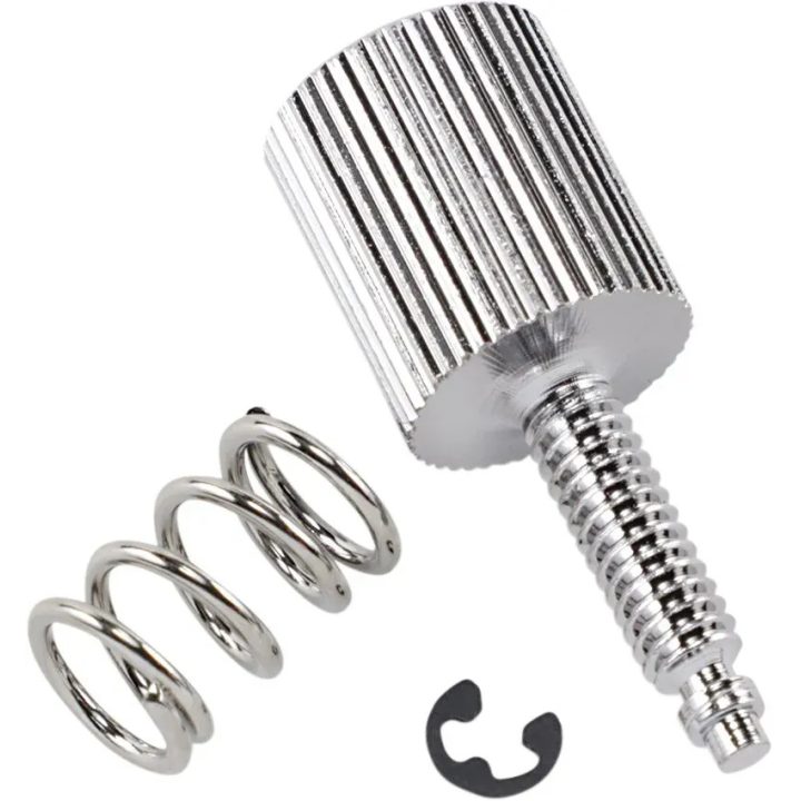 Tornillo ajustador del control del acelerador — Cromo, tipo twist
