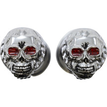 Puños Skull — 25.4 mm (1"), Negro