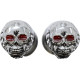 Puños Skull — diámetro de manillar 25.4 mm