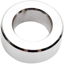 Chrome Outer Axle Spacer — 31.8 mm OD, 19.1 mm ID, 12.7 mm length