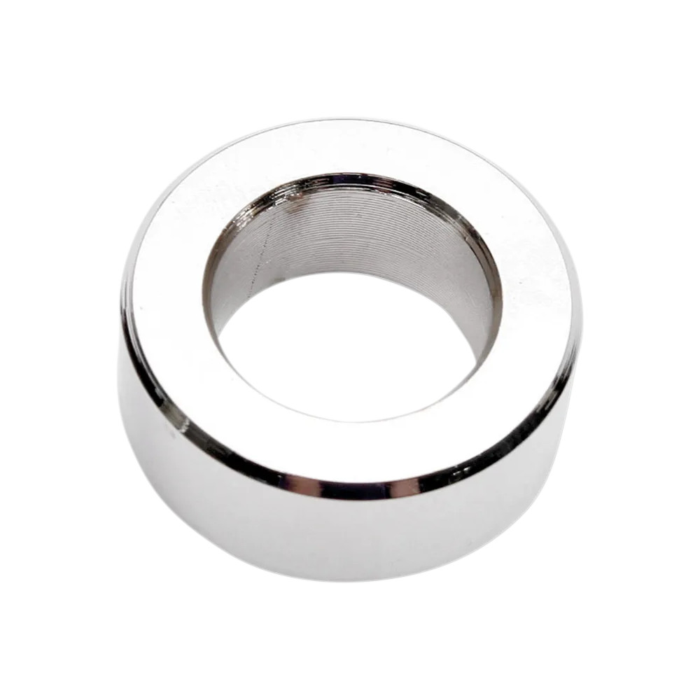 Chrome Outer Axle Spacer — 31.8 mm OD, 19.1 mm ID, 12.7 mm length