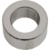 Chrome Outer Axle Spacer — 19.1 mm (3/4") ID, 15.9 mm (0.625") length