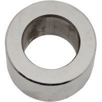 Chrome Outer Axle Spacer — 19.1 mm ID, 31.8 mm OD, 19.1 mm length, chrome