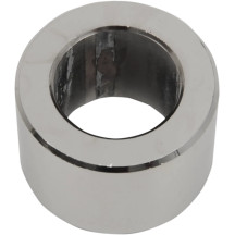 Chrome Outer Axle Spacer — 19.1 mm inside diameter (3/4"), 20.6 mm length (0.8125")