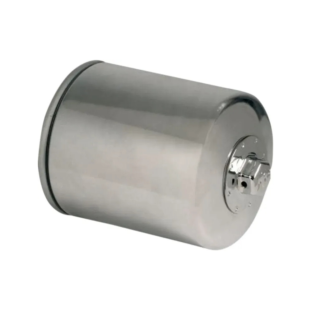 Performance Oil Filter — 94 mm (3-11/16"), Chrome