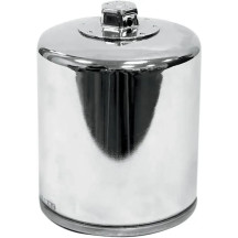 Performance Oil Filter — 98 mm, Spin-On, Chrome