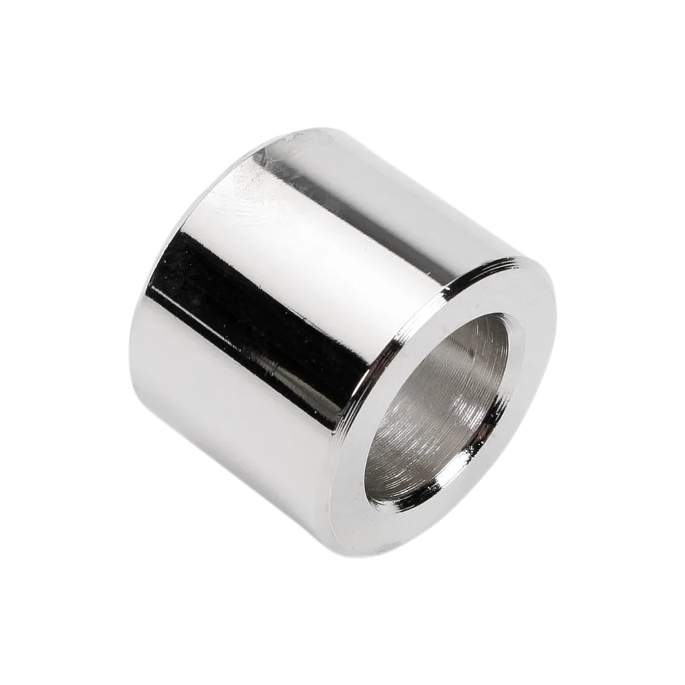 Chrome Outer Axle Spacer — 19.1 mm ID (3/4"), 25.4 mm L (1"), 31.8 mm OD (1-1/4"), Chrome