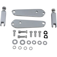 Front Mount Highway Bar Kit — 86 mm (3-3/8"), Bolt-On, Chrome, Polished