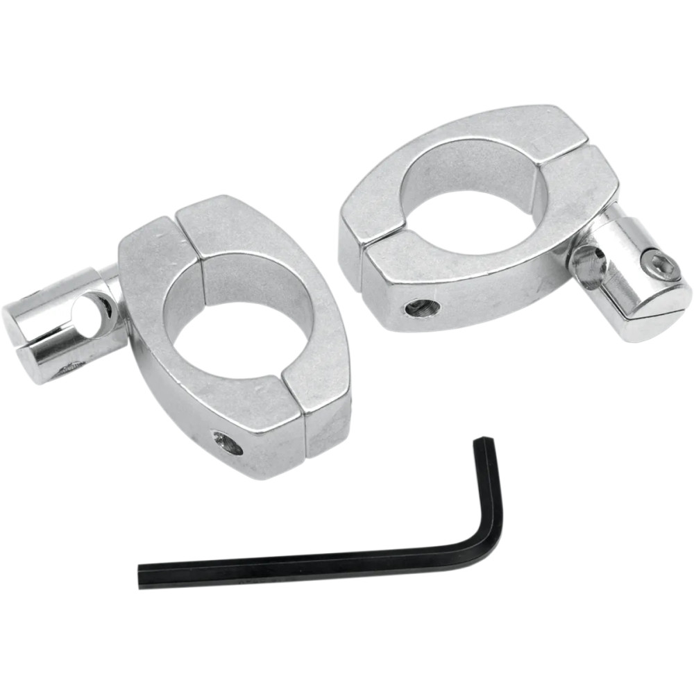 Handlebar Mounting Kit — 31.8 mm (1-1/4"), Chrome