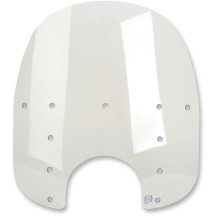 Replacement Fats Windshield Plastic — 43 cm (17"), 56 cm (22"), 18 cm (7"), Gray