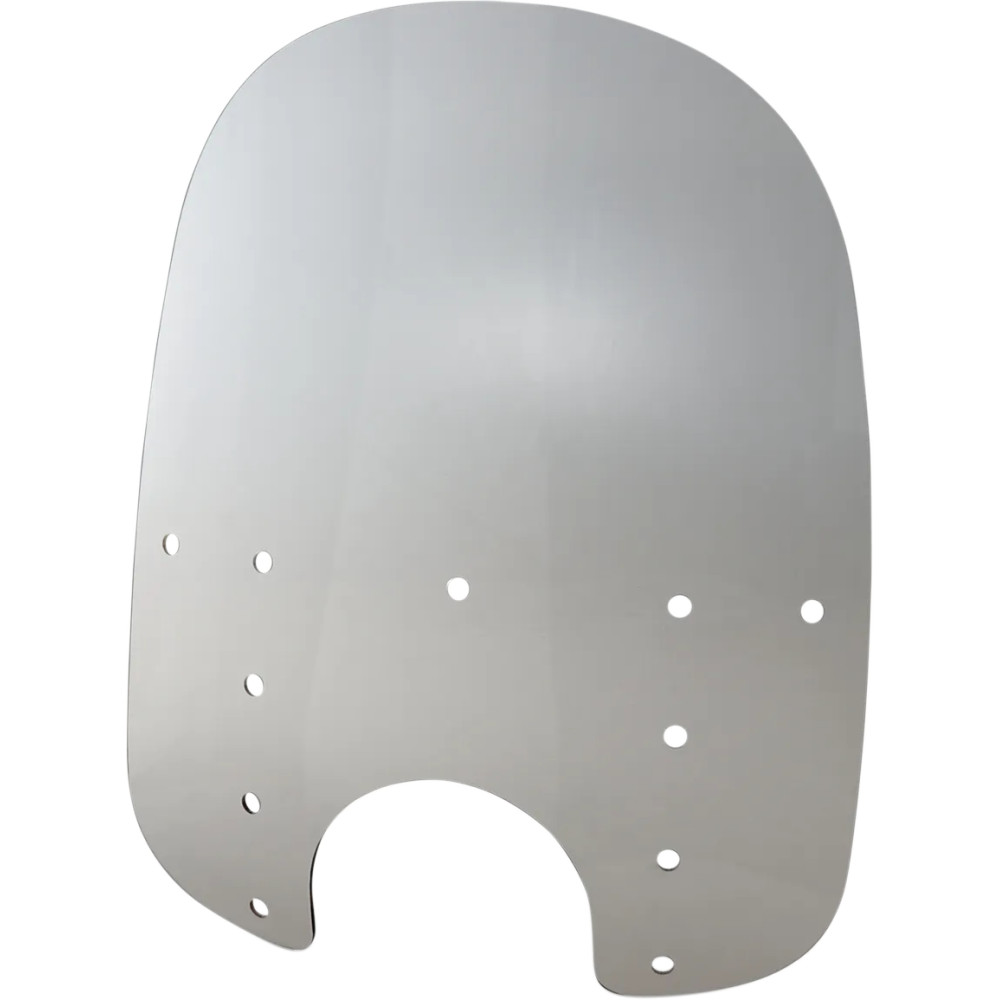 Replacement Fats Windshield Plastic — 53.5 cm (21") H, 56 cm (22") W, 18 cm (7") headlight cutout, Gray