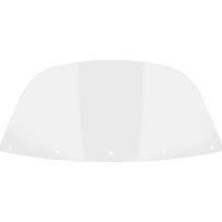 Replacement Lucite Windshield — 23 cm (9"), 70 cm (27-1/2"), Clear