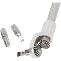 90° Carb Tool with Bits — 44.5 cm (17.5"), Silver