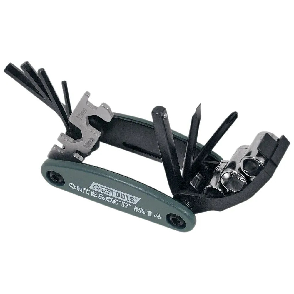Outback'R™ M14 Folding Metric Multi Tool Set — 88.9 mm (3.5") , Black