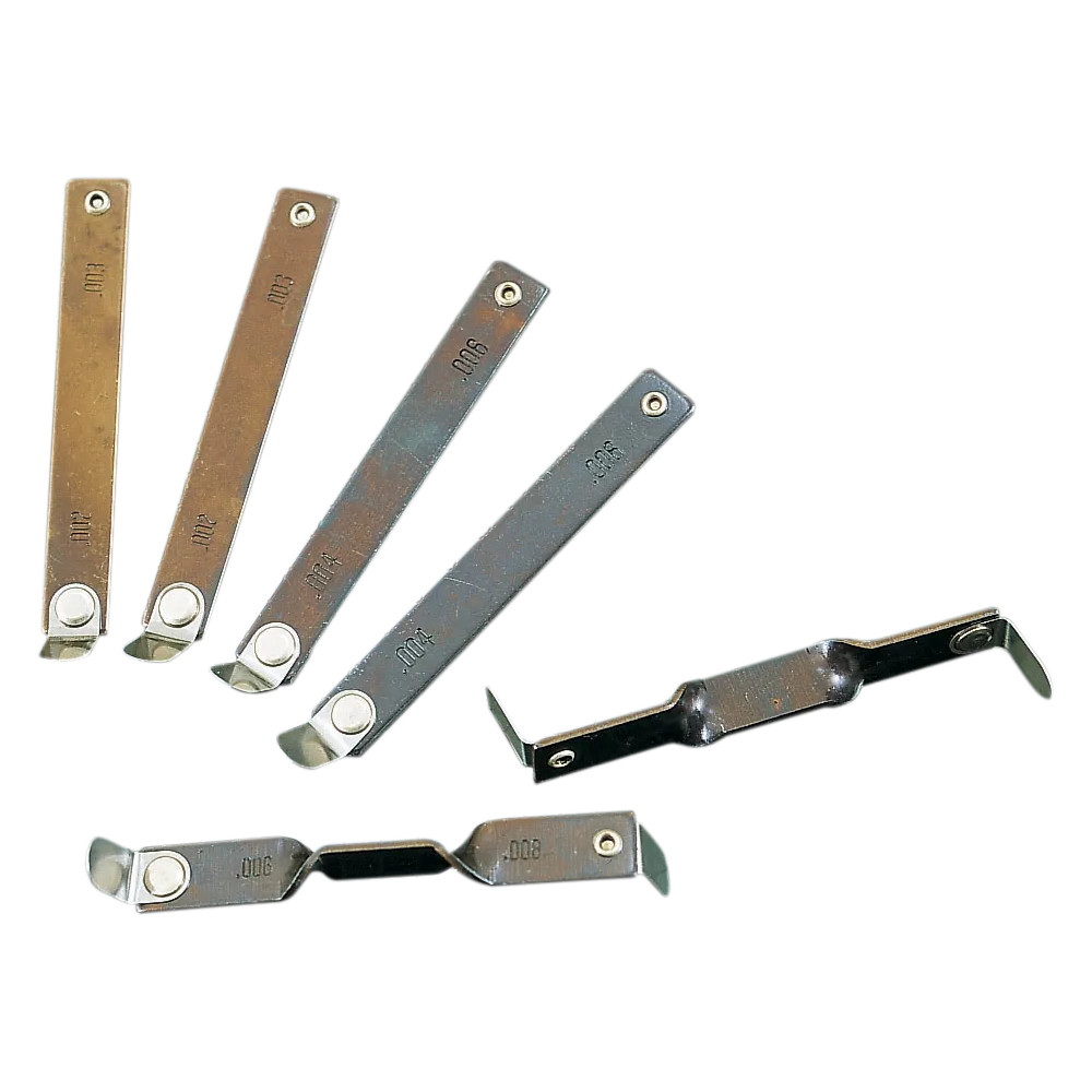 Tappet Feeler Gauge — 0.05–0.08 mm, 0.10–0.13 mm, 0.15–0.20 mm, Gray