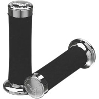 860 Cruiser Grips — 22 mm (7/8"), 13 cm (5-1/8"), Black