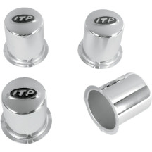 Replacement C-Series Type 6 Wheel Center Cap — 4/4 bolt pattern, 4 Pack, Chrome