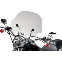 SS-10 Viper Windshield — 56.5 cm (22-1/4") , fits 25.4 mm (1") and 22 mm (7/8"), Clear
