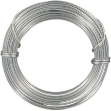 Stainless Steel Wire — 7.62 m (25'), 20 AWG, Silver