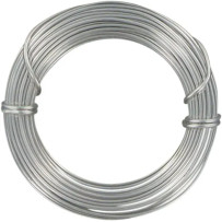 Stainless Steel Wire — 7.62 m (25'), 20 AWG, Silver
