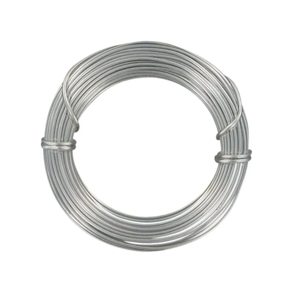 Stainless Steel Wire — 7.62 m (25'), 20 AWG, Silver