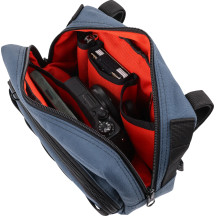 Handlebar Bag Plus — 9" x 5" x 4", Blue, Universal fitment