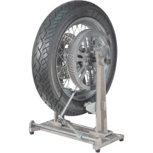 3-in-1 Truing Stand — 11" between centers, rims up to 21", Silver