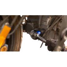 Oil Filter Strap Wrench V2 — 38 mm strap, max 125 mm (5"), 3/8" drive, Black, Blue