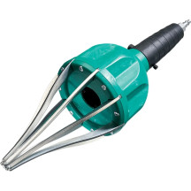 Herramienta Quick-Shot para instalación de guardapolvos CV — 75–100 psi (5,17–6,90 bar), Plata/Verde