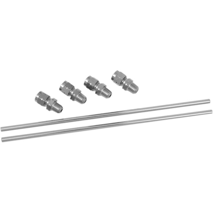 Chrome Rocker Oil Lines — Rocker, Chrome