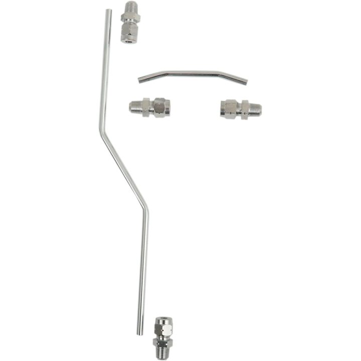 Chrome Rocker Oil Lines — Chrome