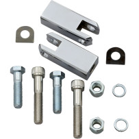 Passenger Foot Peg Mount Kit — Chrome, Left and Right, Bolt-On