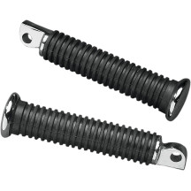 Rubber Vibration-Absorbing Passenger Foot Pegs — 12.5 cm (5"), bolt-on