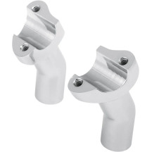 Forged Aluminum Handlebar Risers — 1" clamping, 3-1/2" rise