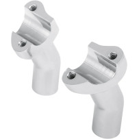 Forged Aluminum Handlebar Risers — 1" clamping, 3-1/2" rise