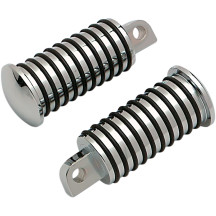 Sundance® Foot Pegs — Large, straight, bolt-on, chrome