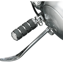 Soft-Ride Foot Pegs — Large, Driver, Bolt-On, Polished Chrome