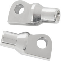 Soft-Ride Peg Mounts — Male Mount, Chrome
