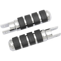 Soft-Ride Foot Pegs — Small, Bolt-On, Black