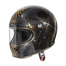 Trophy Carbon Helmet — Size M, Black, Gloss
